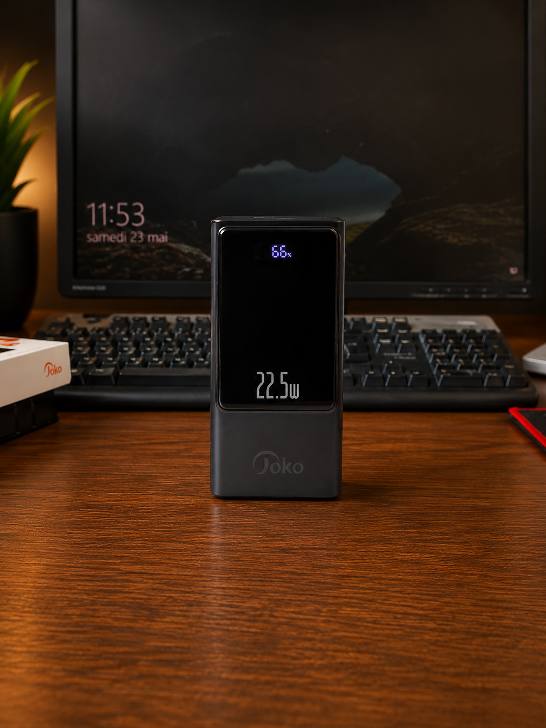 Power Bank Joko JK-P09 20000mAh Charge Rapide PD 22.5W avec Écran LED Digital – Image 2