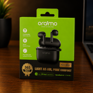 Oraimo SpaceBuds Air OTW-325 – Écouteurs Bluetooth Sans Fil avec 38H d’Autonomie