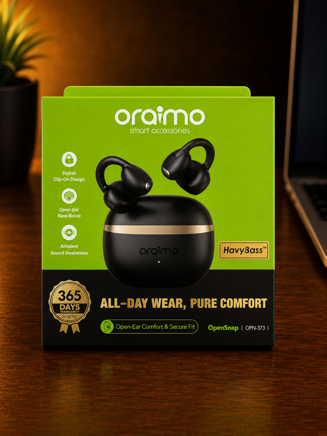 Écouteurs Bluetooth Oraimo OpenSnap OPN-373