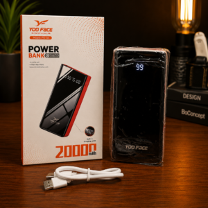 Power Bank YOO FACE PB-06 20000mAh avec Écran LED Digital