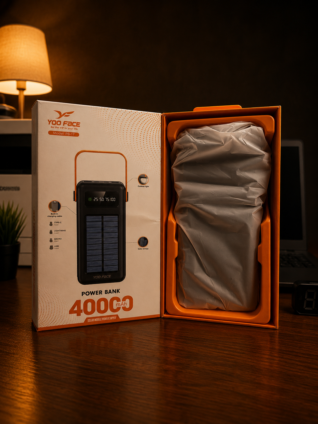 Power Bank Solaire YOO FACE PB-17 – Image 2