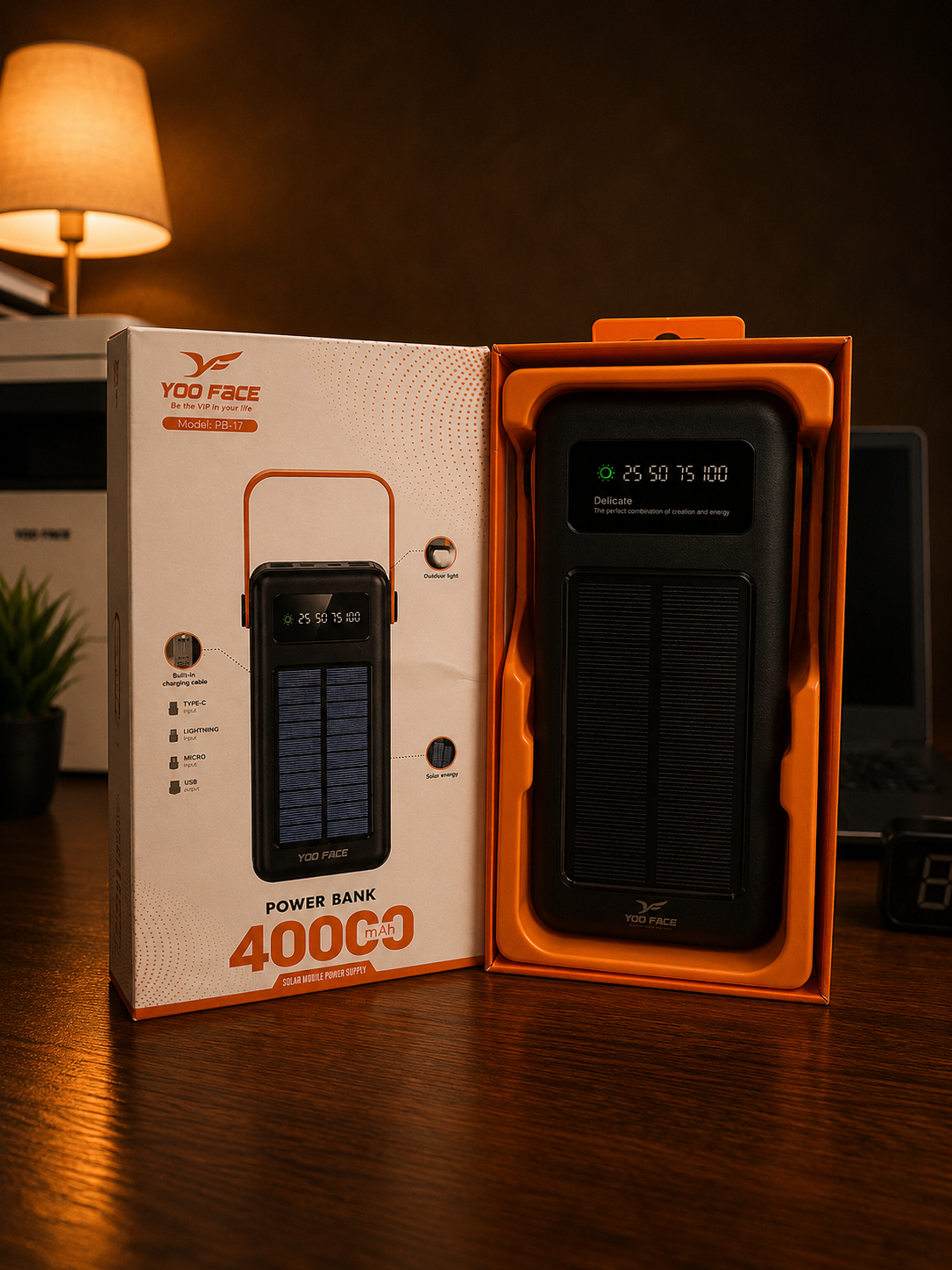 Power Bank Solaire YOO FACE PB-17 – Image 3