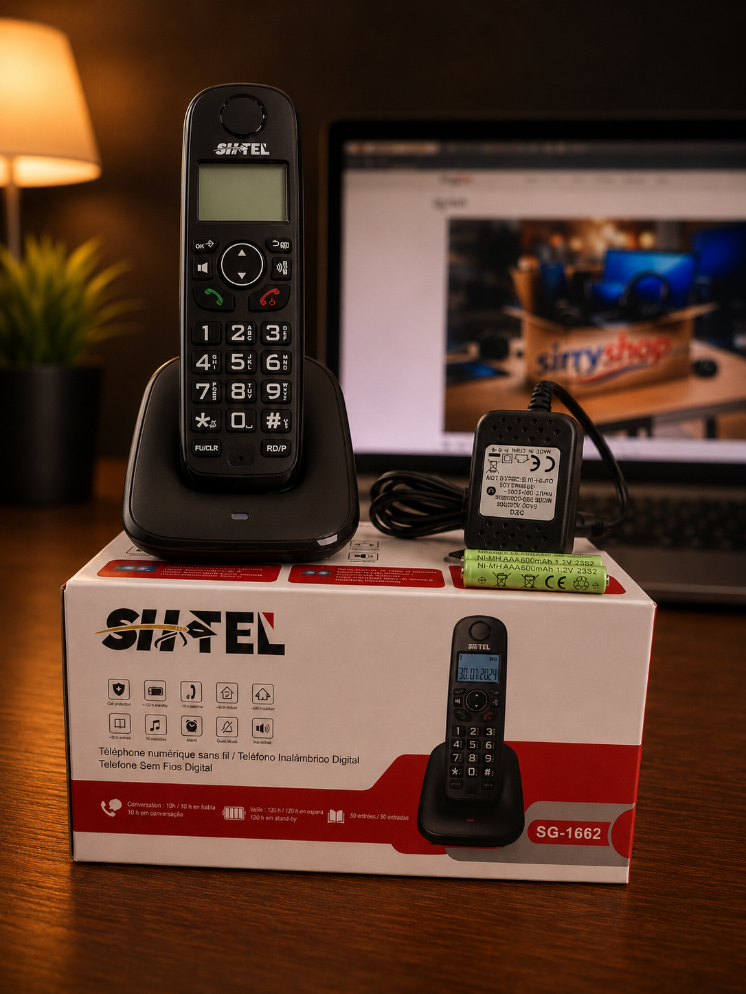 Téléphone Sans Fil SIFTEL SG-1662 – Écran LCD & Mains Libres – Image 4