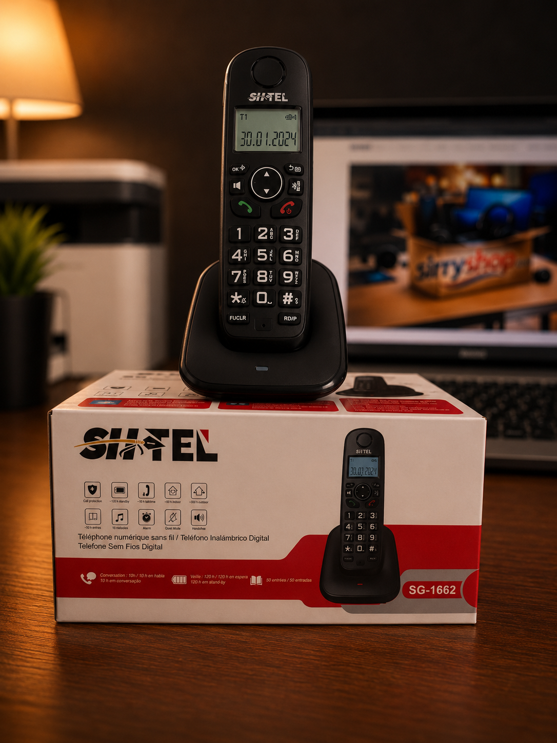 Téléphone Sans Fil SIFTEL SG-1662 – Écran LCD & Mains Libres – Image 3