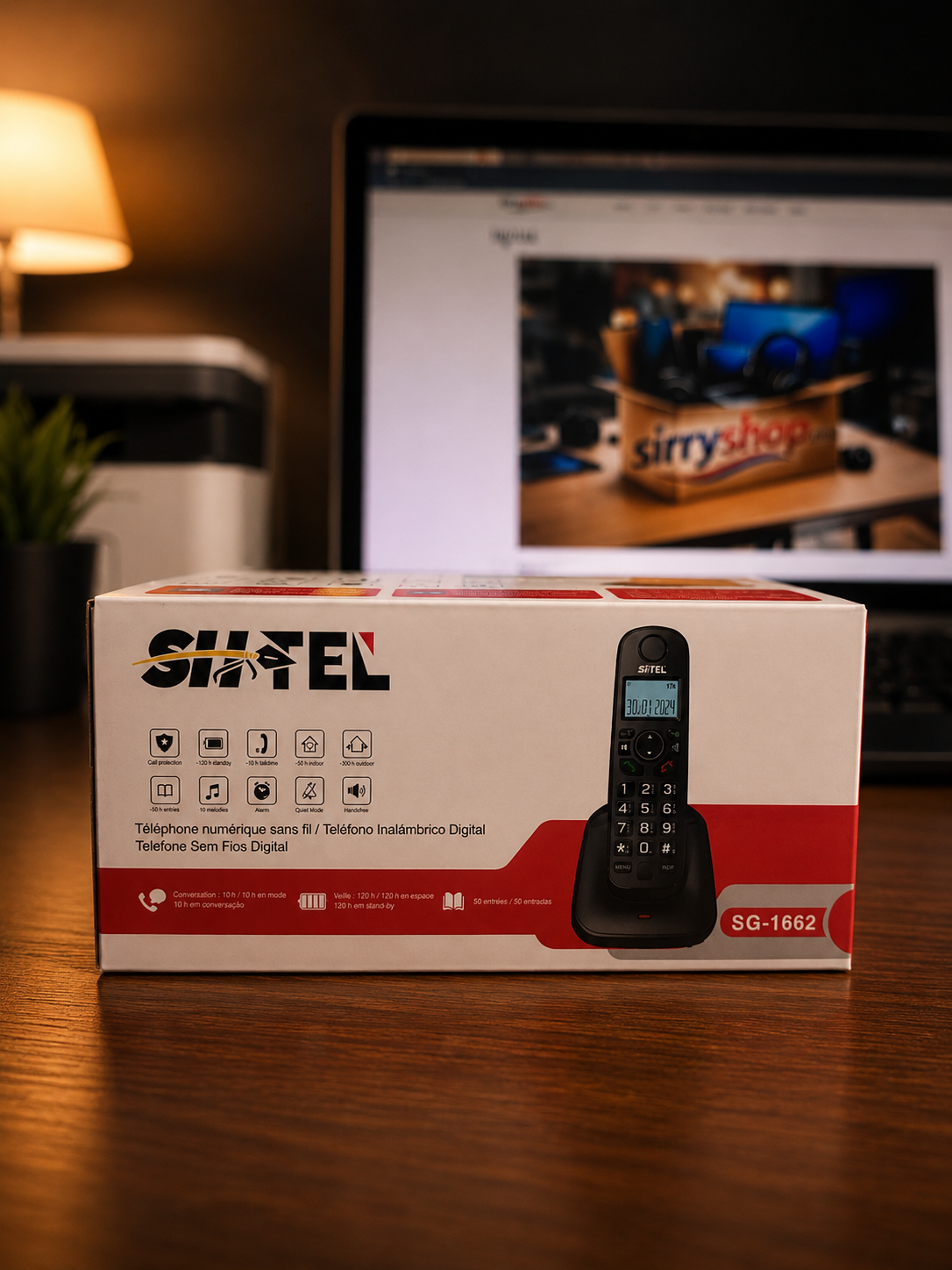 Téléphone Sans Fil SIFTEL SG-1662 – Écran LCD & Mains Libres