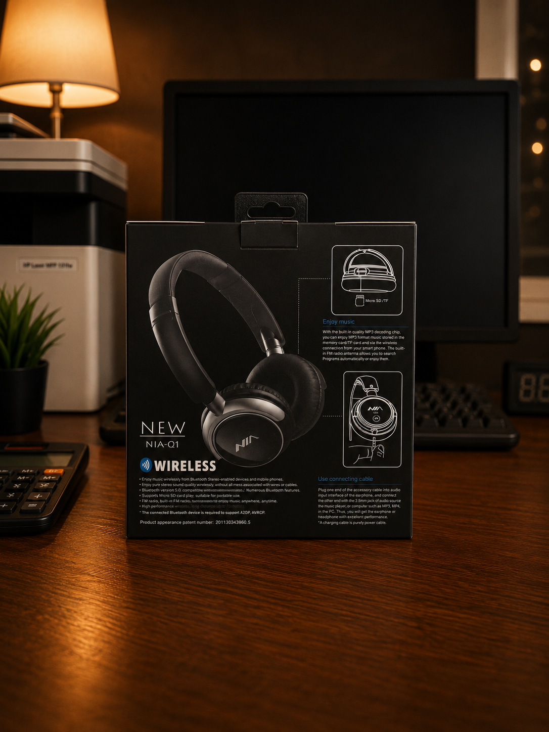 Casque Bluetooth Sans Fil NIA-Q1 V5.3 – Image 2