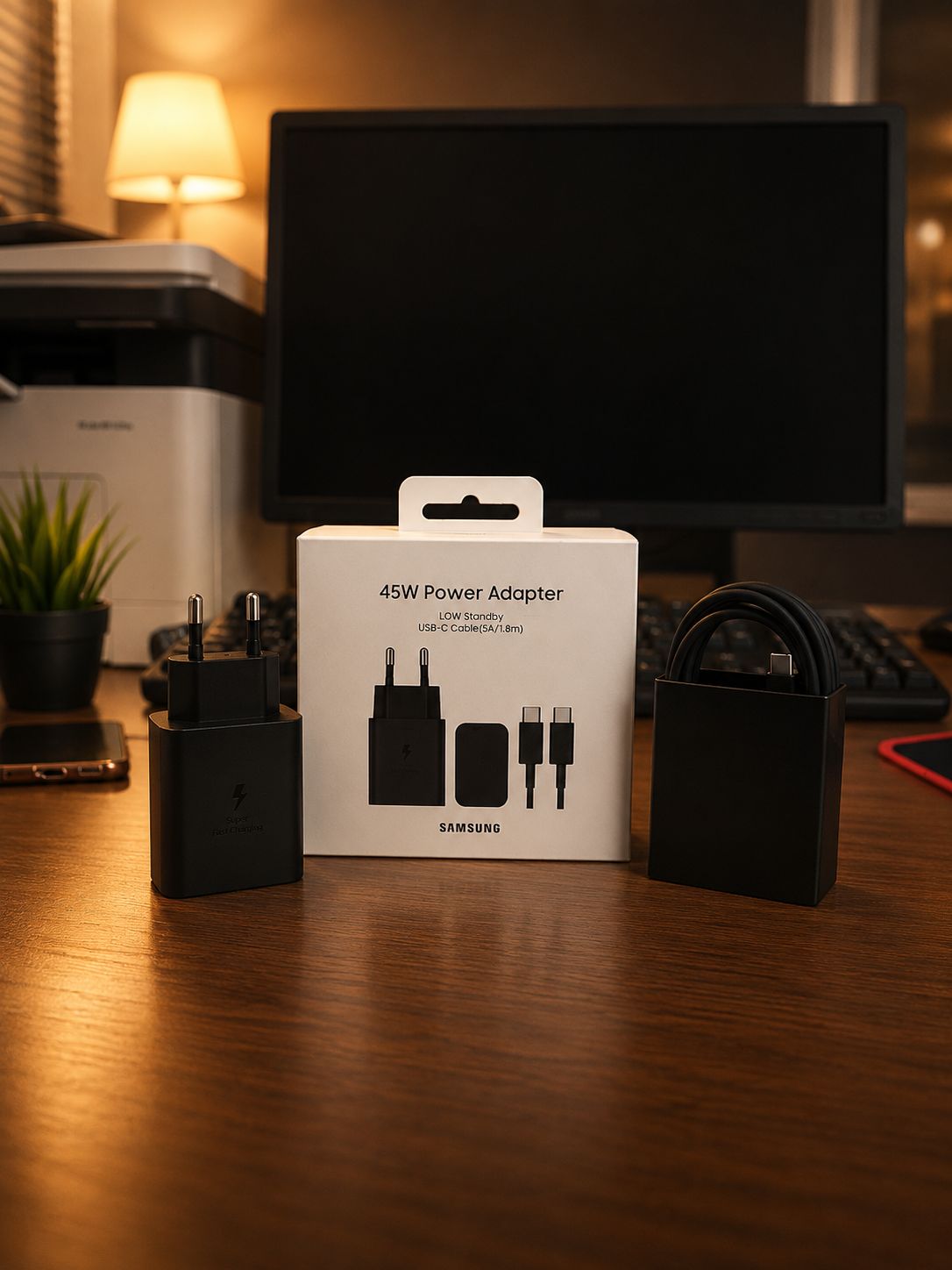 Chargeur Samsung 45W USB-C Super Fast Charge avec Câble USB-C – Image 4