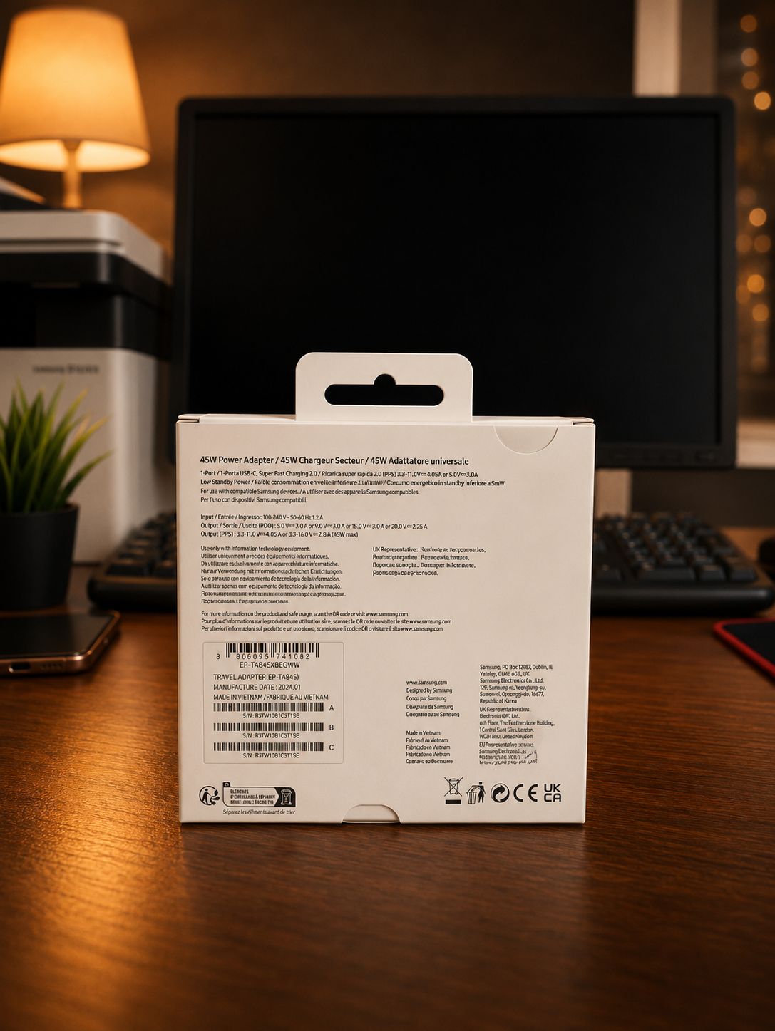 Chargeur Samsung 45W USB-C Super Fast Charge avec Câble USB-C – Image 5