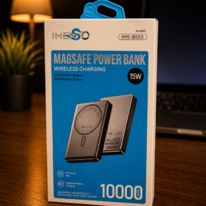 Power Bank Magnétique IMENSO IMS-B053 10000mAh – Charge Sans Fil MagSafe 15W