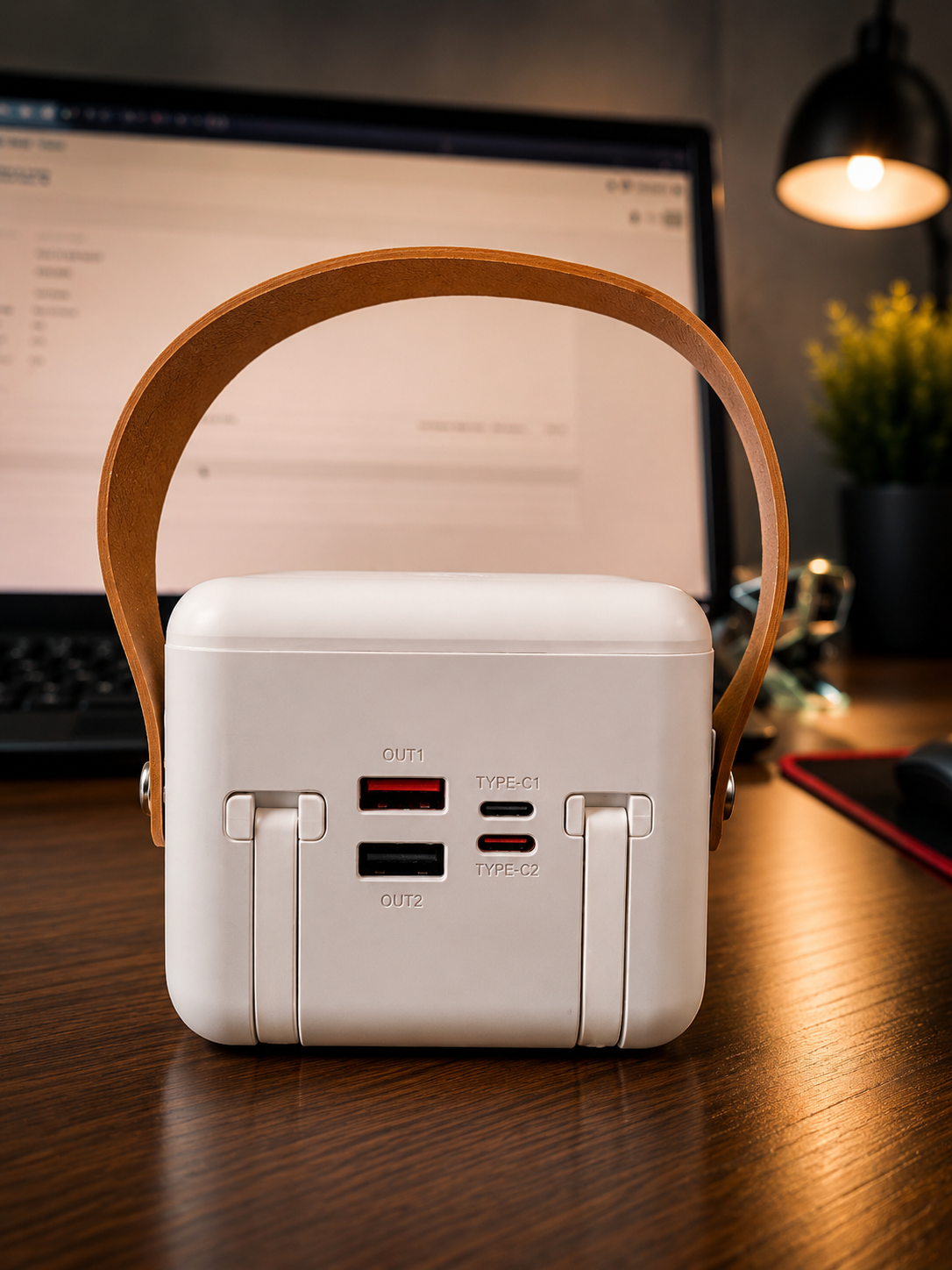 Power Bank KALIO 60000mAh – Charge Rapide 22.5W avec Lampe LED et Câbles Intégrés – Image 5