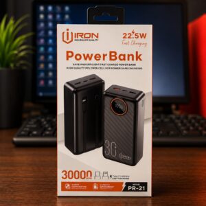 Power Bank IRON PR-21 30000mAh – Charge Rapide 22.5W