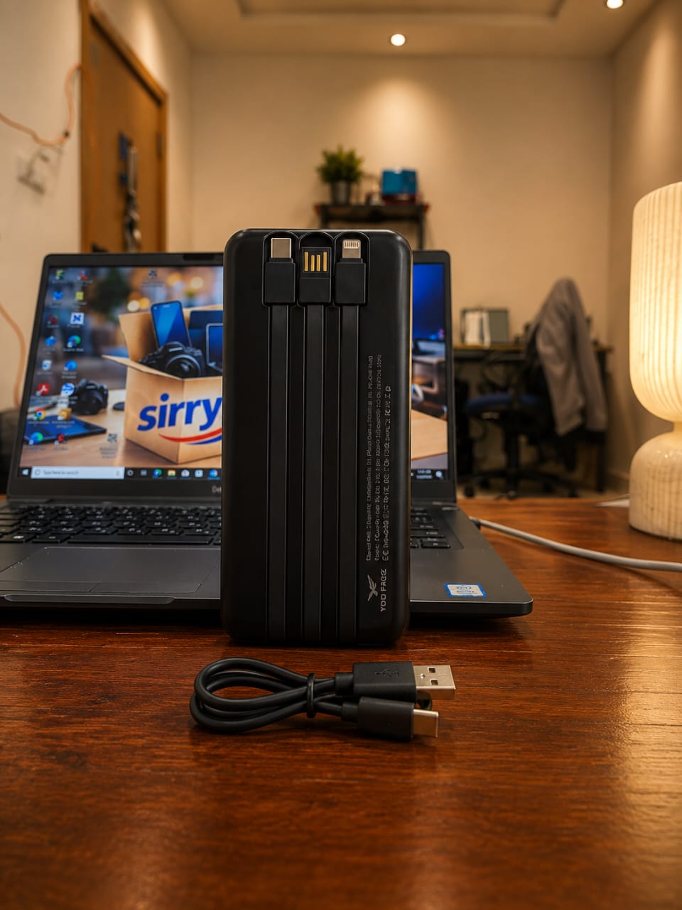 Power Bank YOO FACE PB-27 10000mAh – Charge Rapide 22.5W avec Câbles Intégrés – Image 4