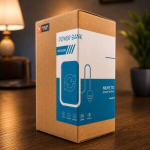 Power Bank KALIO 60000mAh – Charge Rapide 22.5W avec Lampe LED et Câbles Intégrés