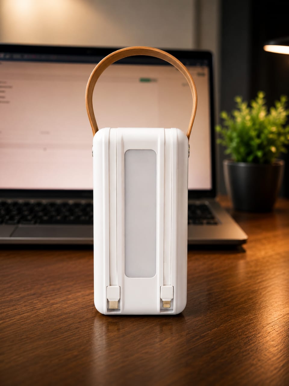 Power Bank KALIO 60000mAh – Charge Rapide 22.5W avec Lampe LED et Câbles Intégrés – Image 7
