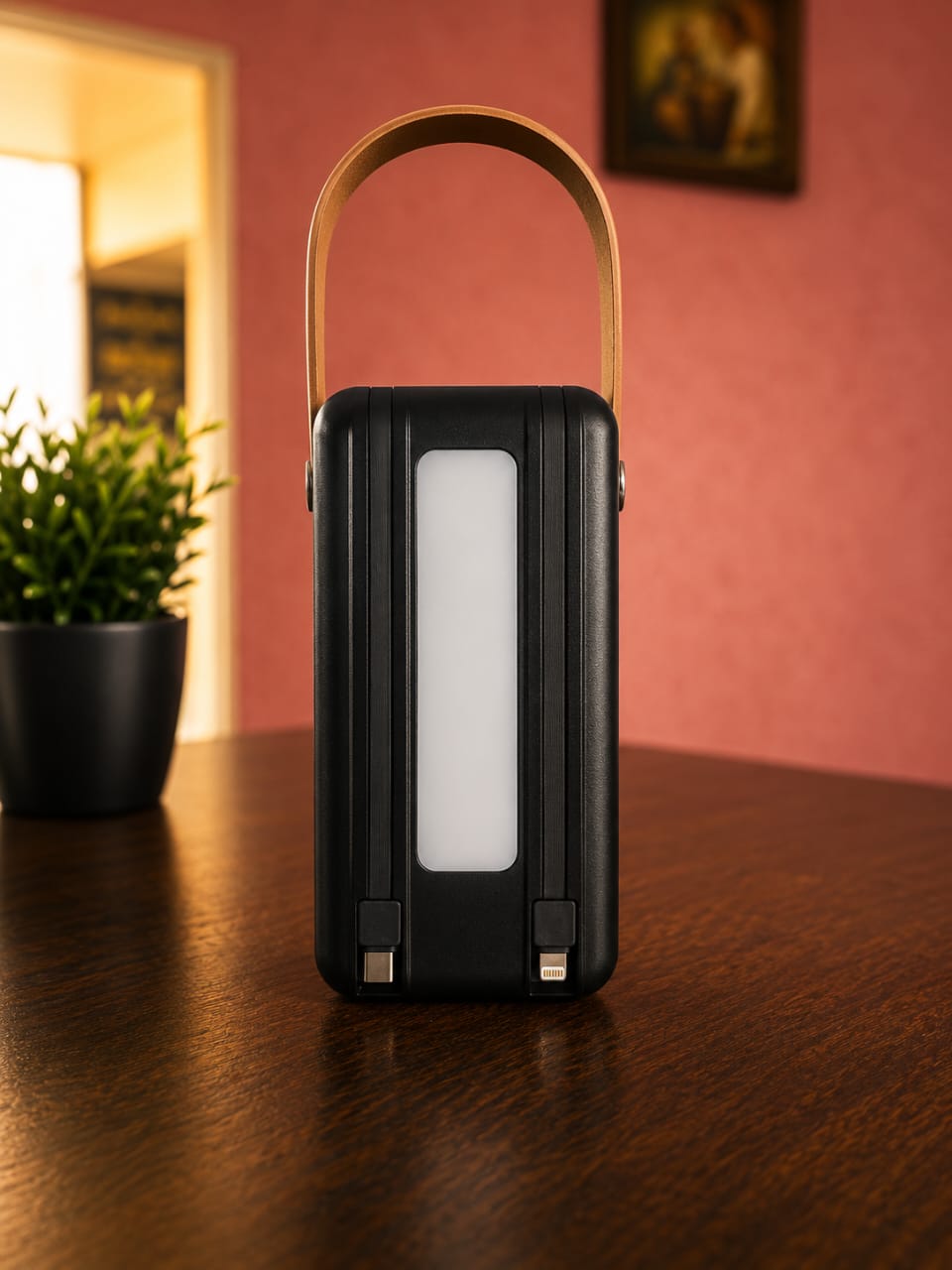 Power Bank KALIO 60000mAh – Charge Rapide 22.5W avec Lampe LED et Câbles Intégrés – Image 8