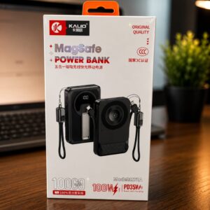 Power Bank KALIO R71A 10000mAh MagSafe – Charge Sans Fil 15W & Charge Rapide PD 35W