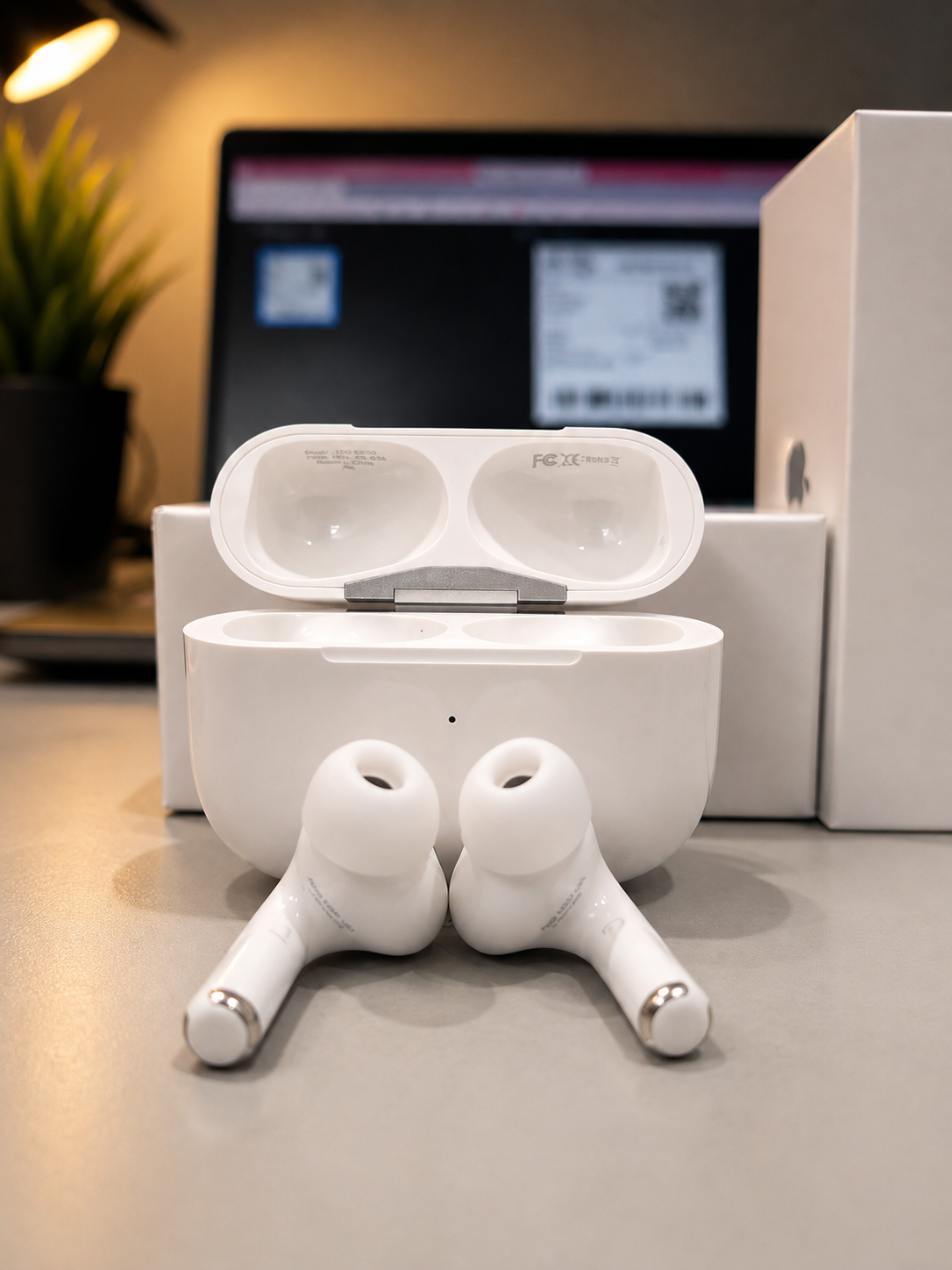 Écouteurs Sans Fil TWS Style AirPods Pro 2 avec ANC – Boîtier de Charge – Image 4