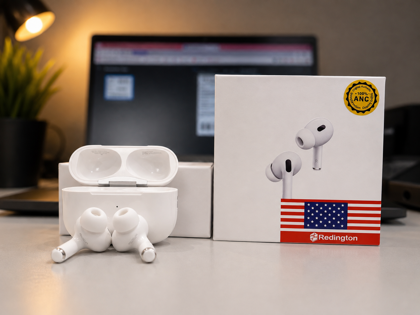 Écouteurs Sans Fil TWS Style AirPods Pro 2 avec ANC – Boîtier de Charge – Image 3