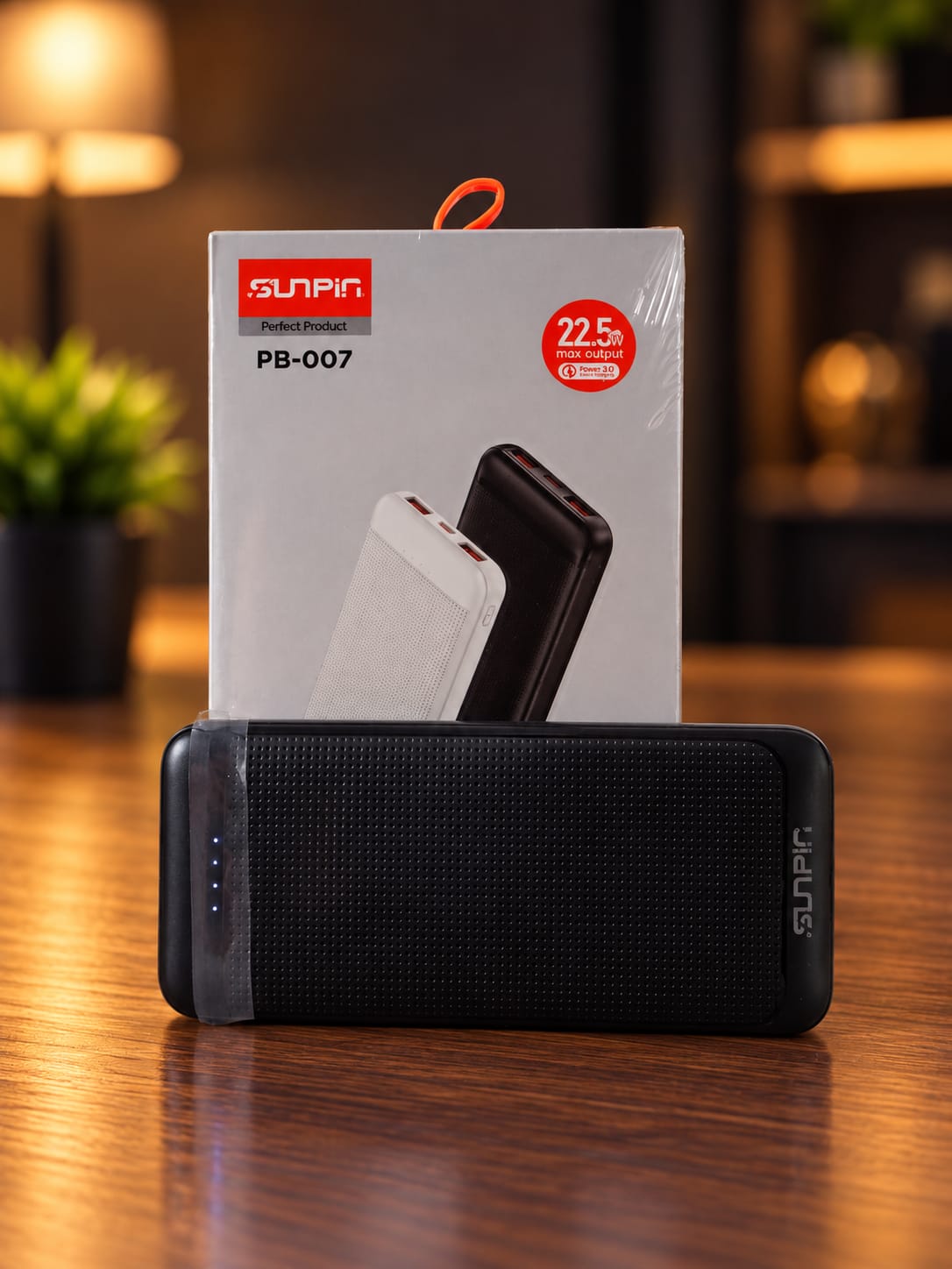 Power Bank SUNPIN PB-007 20000mAh 22.5W avec Indicateur de Batterie – Image 4