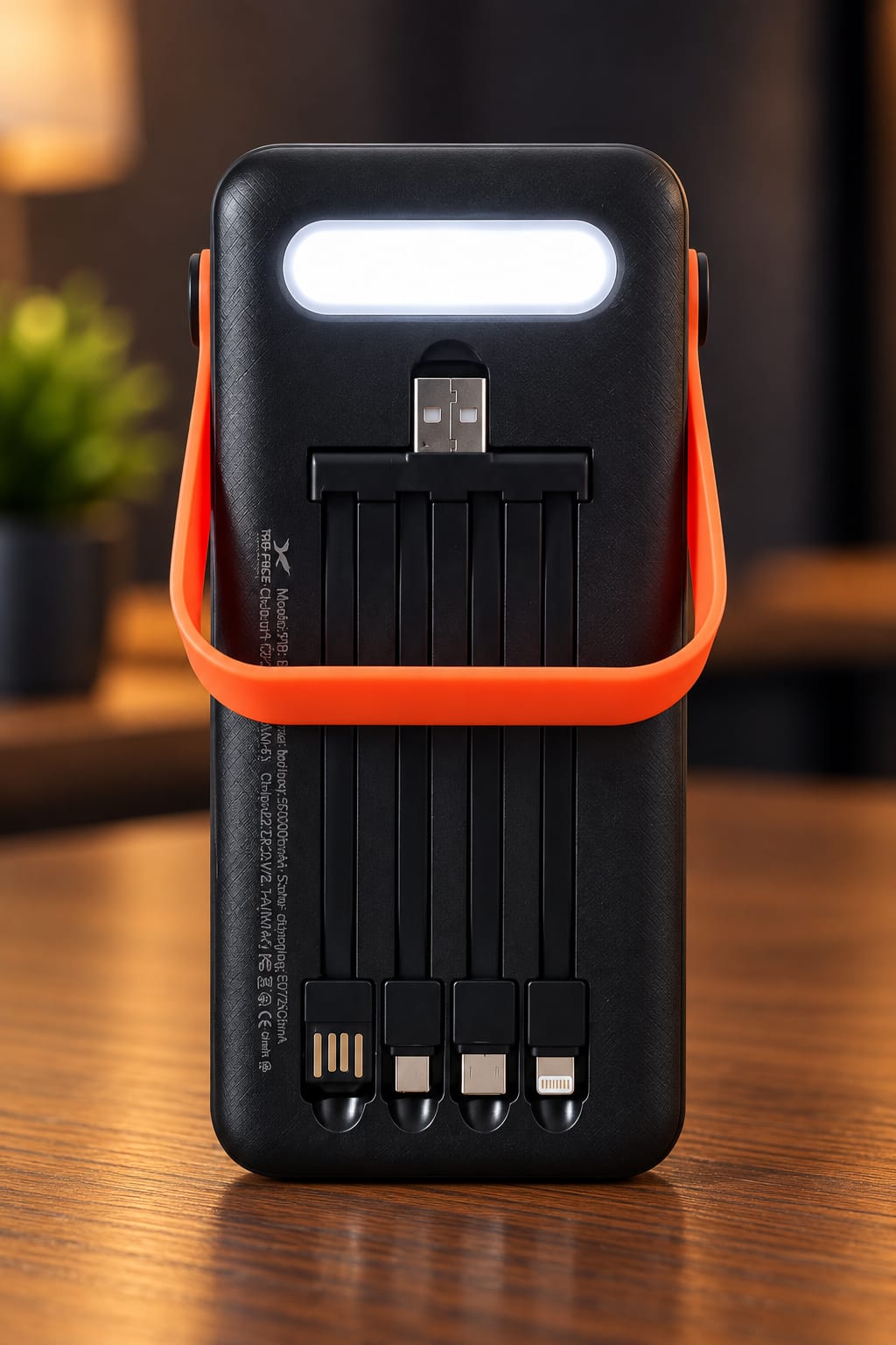 Power Bank YOO FACE PB-18 50000mAh avec Écran LED et Charge Solaire – Image 6