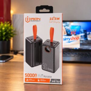 Power Bank UIRON PR-50 5000mAh 22.5W Fast Charging avec Écran LED